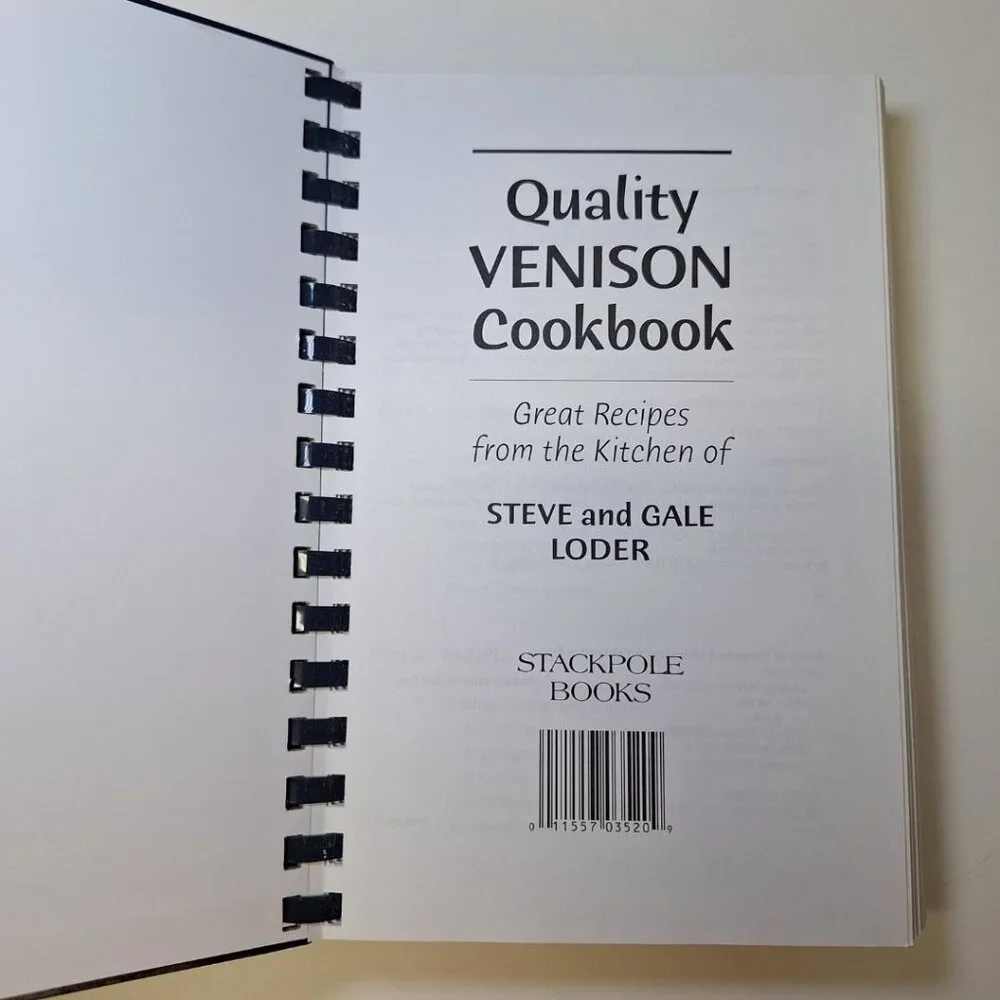 Quality Venison Cookbook Deer‎ Recipes Loder 2008 Hunter Grilling Crockpot Guide